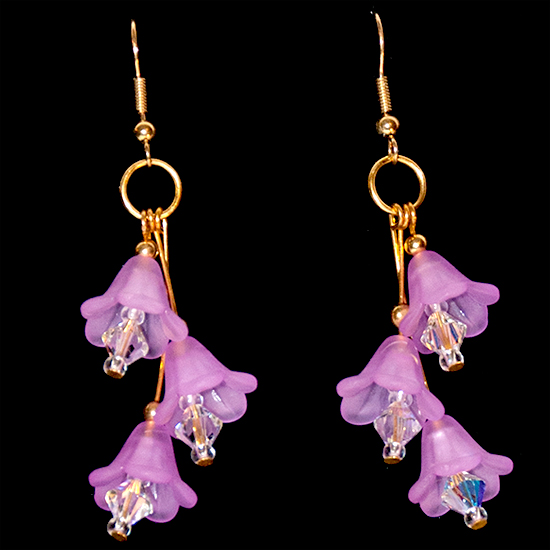 Fairy Bells Earrings – Lilac